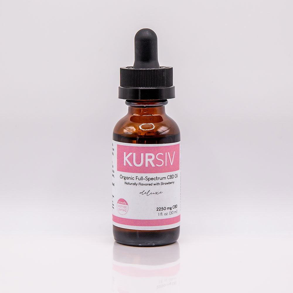 Full-Spectrum Strawberry 2250 mg Deluxe Tincture