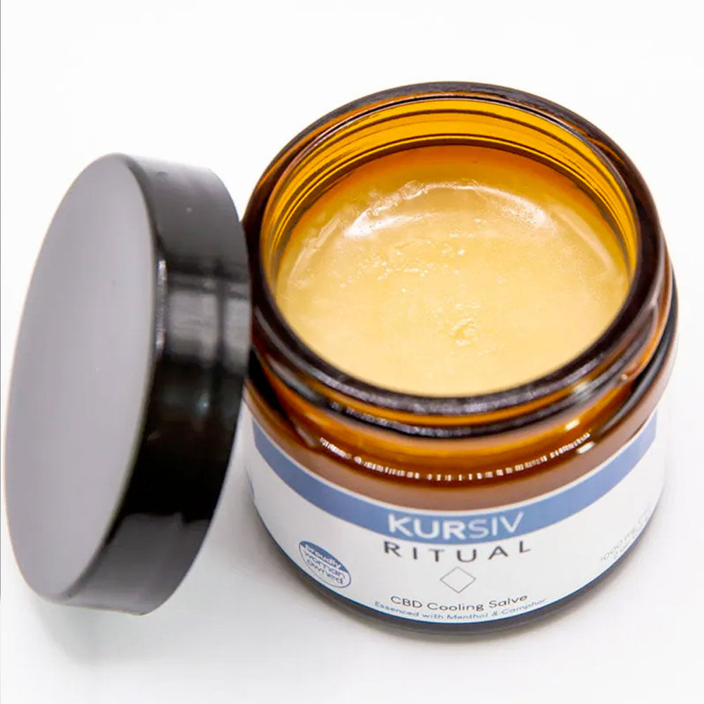 Menthol & Camphor CBD Cooling Salve | CBD Products | Kursiv Organics